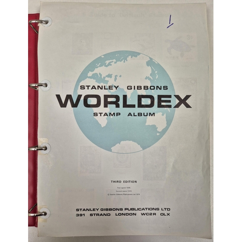 712 - Collection of stamp albums, guides & stationery. To include 5 albums with stamps & 2 empty.