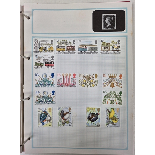 712 - Collection of stamp albums, guides & stationery. To include 5 albums with stamps & 2 empty.