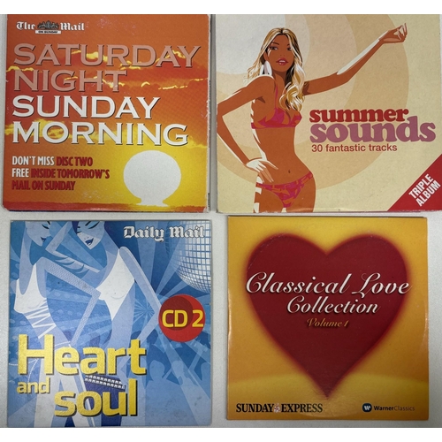 735 - Collection of approx.80 compilation music CD's. Various genres.