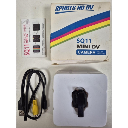 740 - Mixed lot of digital equipment. To include SQ11 Mini DV Camera (boxed, appears unused); 100K Digital... 