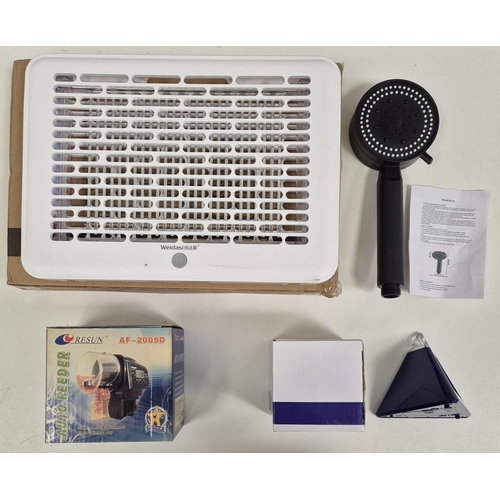 742 - Mixed lot of 9 mostly boxed, home electricals. To include Mini Fan, Steam Cleaner (PAT Test Passed),... 