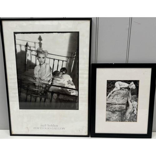 465 - Collection of ten pieces of mixed artwork. To include mostly contemporary framed prints & canvasses.... 