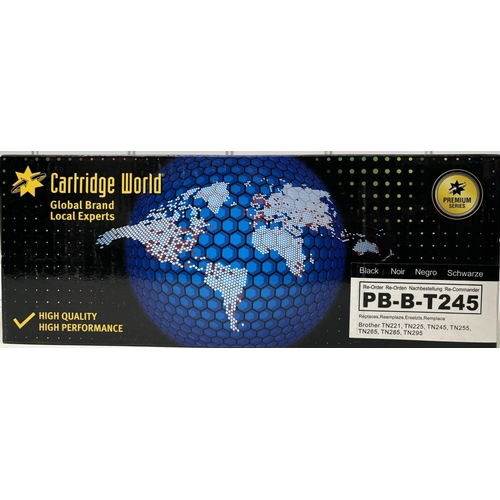 489 - Five unopened replacement toner cartridges, Brother TN221/225/245/255/265/285/295 Compatible Toner C... 