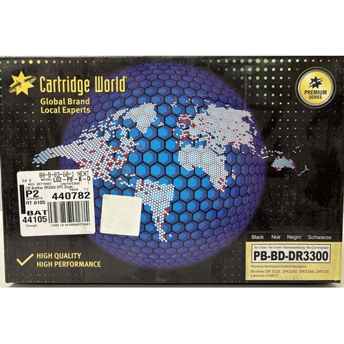 490 - Four unopened replacement toner cartridges, Brother DR3325/3300/3355/720 & Lenovo LD4637 compatible ... 