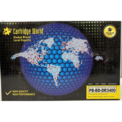 491 - Four unopened replacement toner cartridges, Brother DR820/890/3400/3425 compatible toner cartridges.