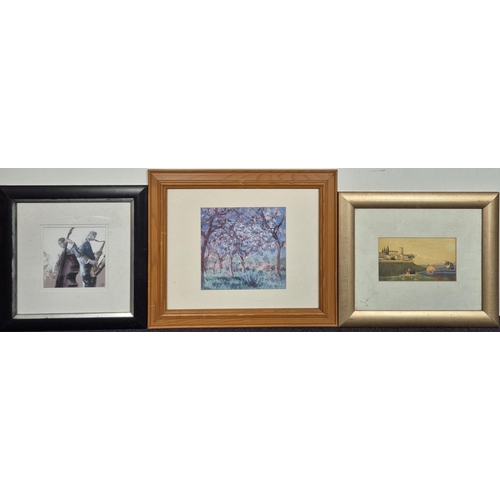 546 - Eight mixed-subject, framed prints. Largest dimensions 45cm x 45cm.