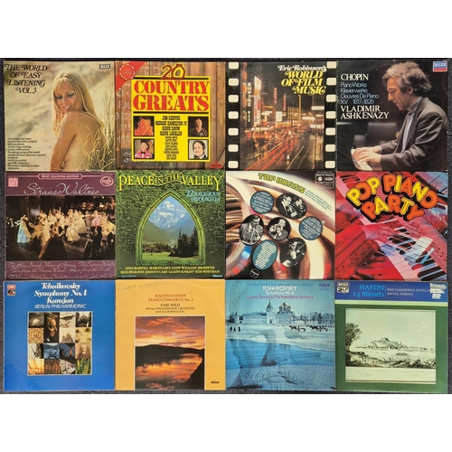 547 - Approx. 94 vinyl albums. Mixed genre, including classical, easy listening & country & western.