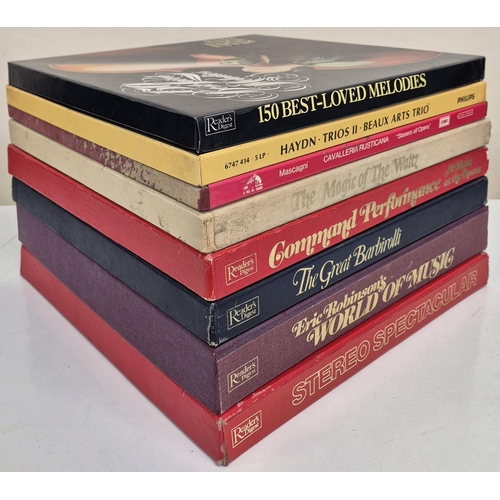 548 - Eight vinyl album boxsets, classical genre.