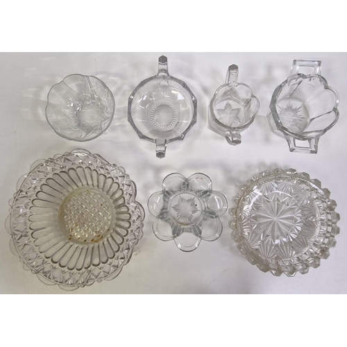 652 - A collection of 19 pieces of glass tableware. To include a boxed Royal Doulton crystal perfume bottl... 