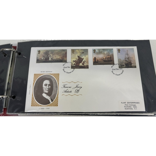 704 - Stamps - Collection of 55 GB & Channel Islands First Day Covers.