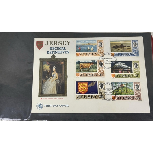 704 - Stamps - Collection of 55 GB & Channel Islands First Day Covers.