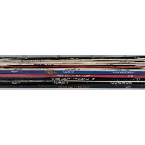 707 - Vinyl Compilation Albums (x14). To include NOW Music 10 & 11, Top of the Pops Vol.47, Hits 3, etc.