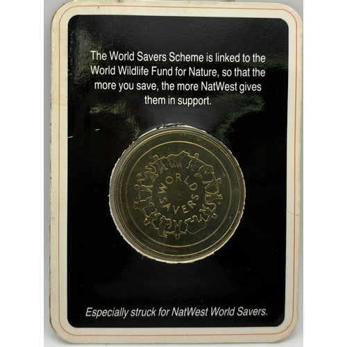 993 - Seven collector's coins & medallions. To include Royal Mint  1991 World Savers Medal; Royal Mint 201... 