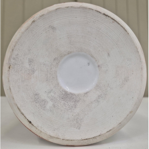 1037 - A vintage, vividly decorated, Chinese teapot. Height 26cm.