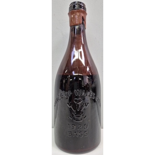 1256 - An unopened bottle of 1929 Bass Prince of Wales Ale.
