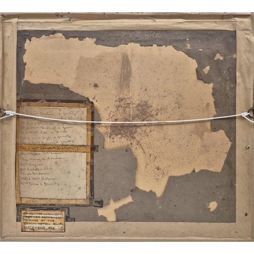 1376 - A B Heggie - original framed watercolour, dated 1952. Framed dimensions 42cm x 47cm.