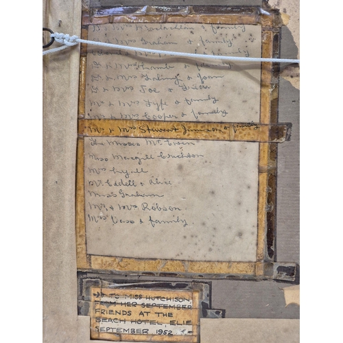 1376 - A B Heggie - original framed watercolour, dated 1952. Framed dimensions 42cm x 47cm.