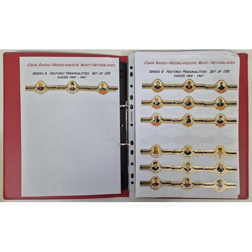 1578 - A huge collection of international cigar bands, housed in 4 albums. Approximately 2200 in total. Man... 
