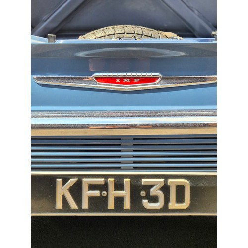 7000 - Classic Car - Hillman Imp Mk.II

An absolute enthusiast's dream. A 1966 Mk.II Hillman Imp, in Loch B... 