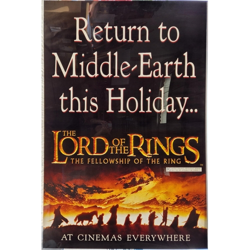 'Lord of the Rings - The Fellowship of the Ring' movie poster.

Size: Bus Shelter
Year: 2001