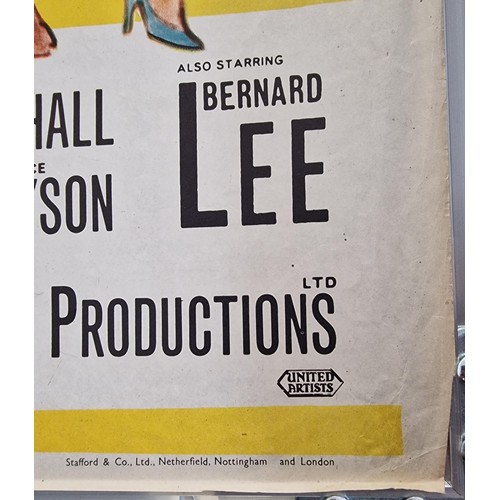7028 - James Bond - Dr No original UK Quad Poster, from 1962. 

One of the rarest & iconic of all British m... 