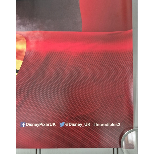 7033 - 'Incredibles 2' movie poster.

Produced by: Disney/Pixar
Year: 2018
Size: Quad