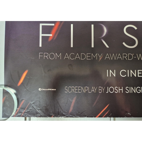 7052 - 'First Man' movie poster.

Produced by: Dreamworks
Year: 2018
Size: Quad