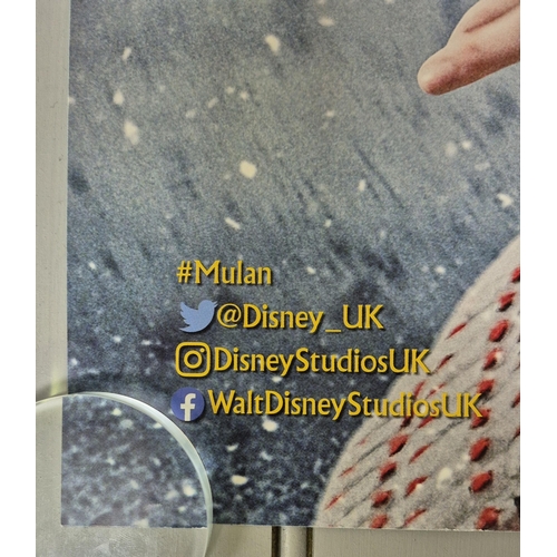 7071 - 'Mulan' movie poster.

Produced by: Disney
Year: 2020
Size: Quad