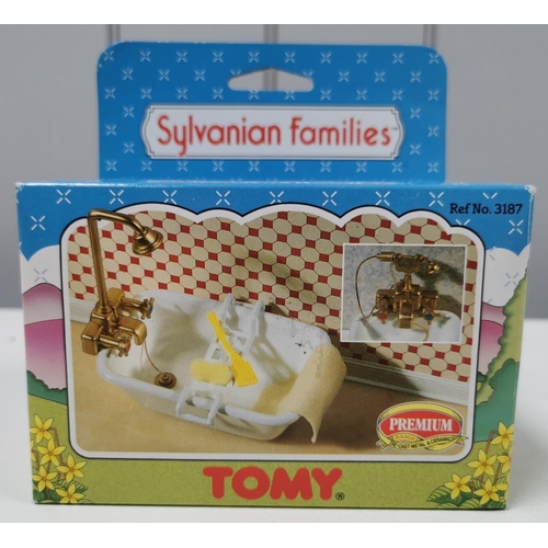 Sylvanian Families Bath & Shower Set.  Manufacturer/Model No: Tomy 3187.  Unchecked for completeness.