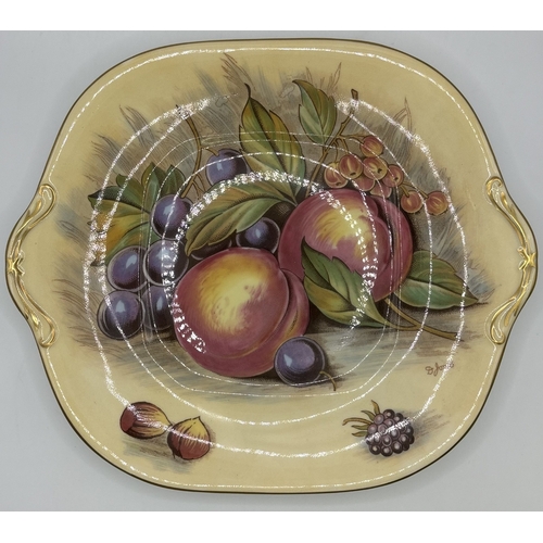 5 - Stunning collection of Aynsley Orchard Gold cabinet pieces, together with a limited edition Aynsley ... 