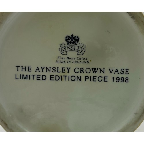 5 - Stunning collection of Aynsley Orchard Gold cabinet pieces, together with a limited edition Aynsley ... 