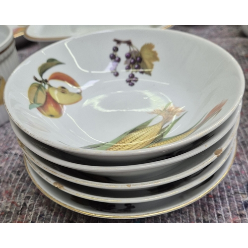 6 - Large collection of Royal Worcester 'Evesham' tableware. To include approx. 62 pieces.