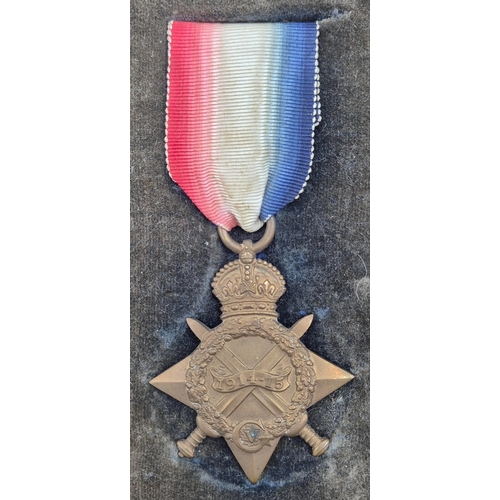 17 - WWI Medals awarded to 1092 Pte J Beaman, Bucks Yeomanry. To include 1914-15 Star Medal, 1918 British... 