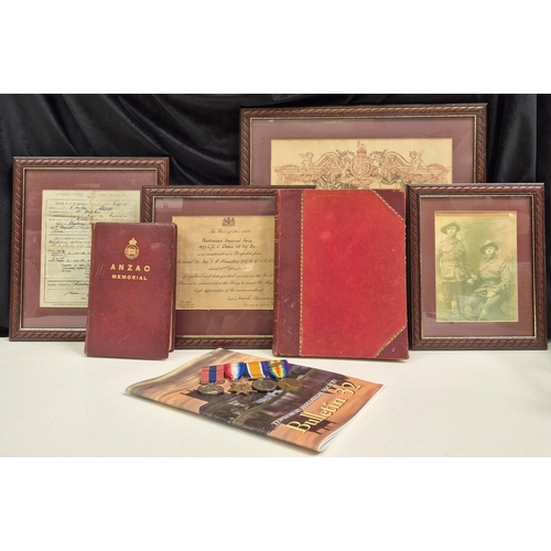 18 - WWI Distinguished Conduct Group of medals awarded to 457 Lance Corporal Charles C Davis, 1st Austral... 