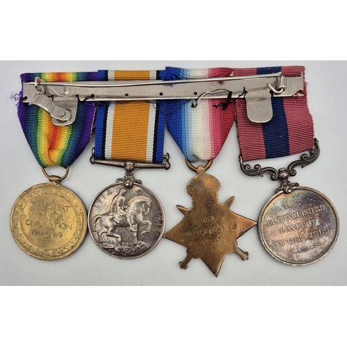 18 - WWI Distinguished Conduct Group of medals awarded to 457 Lance Corporal Charles C Davis, 1st Austral... 