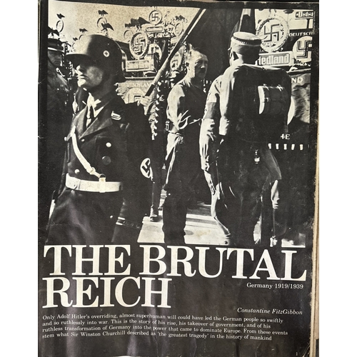 21 - Binder volumes 1-6 of Purnell's History of the Second World War periodical magazine, in collaboratio... 