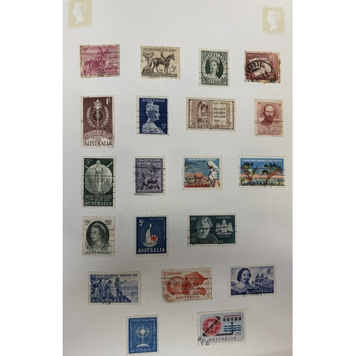 22 - Collection of four stamp albums, containing stamps from New Zealand, USA, Canada & Australia. Approx... 