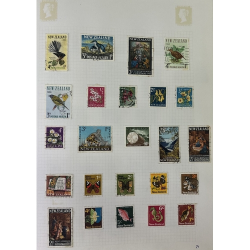 22 - Collection of four stamp albums, containing stamps from New Zealand, USA, Canada & Australia. Approx... 