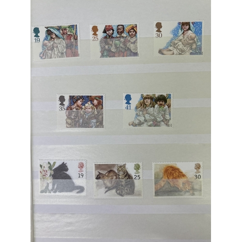 24 - Collection of GB stamp albums, containing approx. 115 pages full in total.