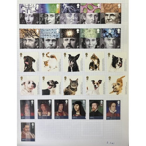 24 - Collection of GB stamp albums, containing approx. 115 pages full in total.