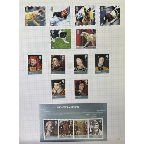 24 - Collection of GB stamp albums, containing approx. 115 pages full in total.