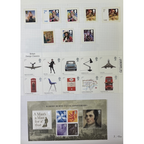 24 - Collection of GB stamp albums, containing approx. 115 pages full in total.