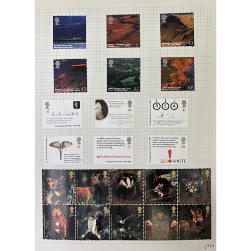 24 - Collection of GB stamp albums, containing approx. 115 pages full in total.