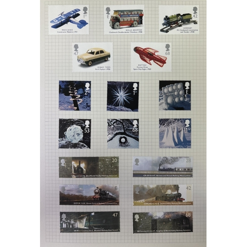 24 - Collection of GB stamp albums, containing approx. 115 pages full in total.