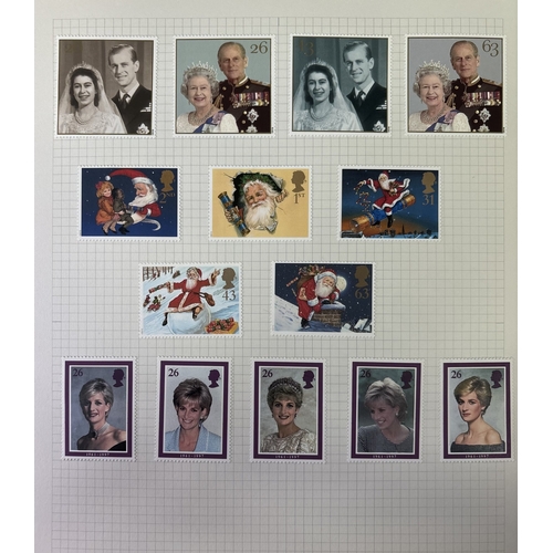 24 - Collection of GB stamp albums, containing approx. 115 pages full in total.