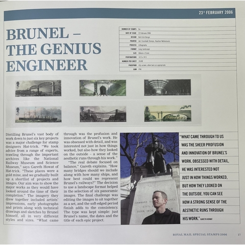 24 - Collection of GB stamp albums, containing approx. 115 pages full in total.