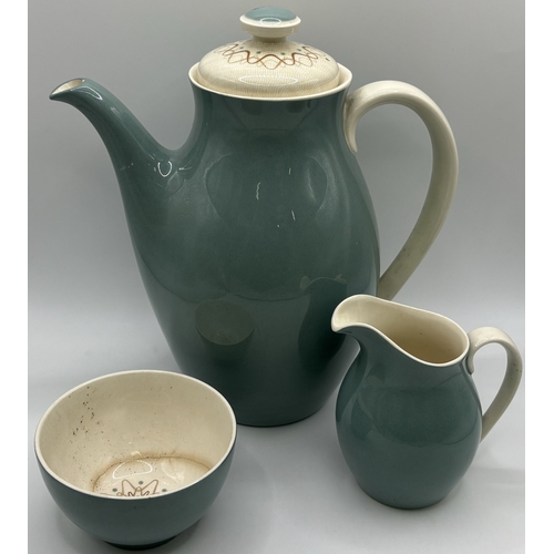 28 - Two coffee sets. To include 13-piece Ternopil (Ukrainian) & 15-piece Royal Doulton - Desert Star.