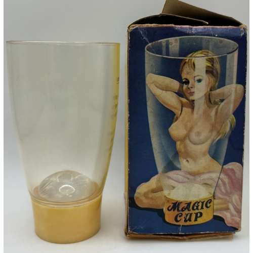 35 - Collection of three Wade ceramic dispensers, together with a vintage fun drinking glass & two bottle... 