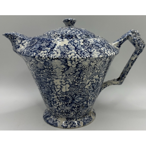 37 - Collection of 5 vintage teapots. Makers include James Kent Old Foley, Arthur Wood, Astbury & Kernewe... 