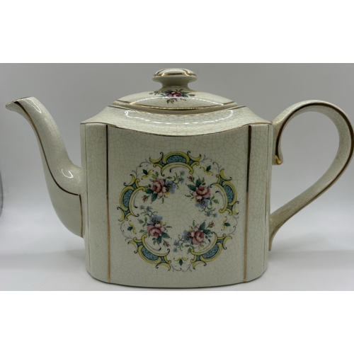 37 - Collection of 5 vintage teapots. Makers include James Kent Old Foley, Arthur Wood, Astbury & Kernewe... 